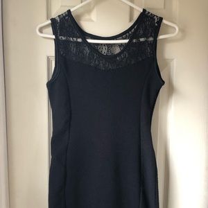 Black cocktail dress